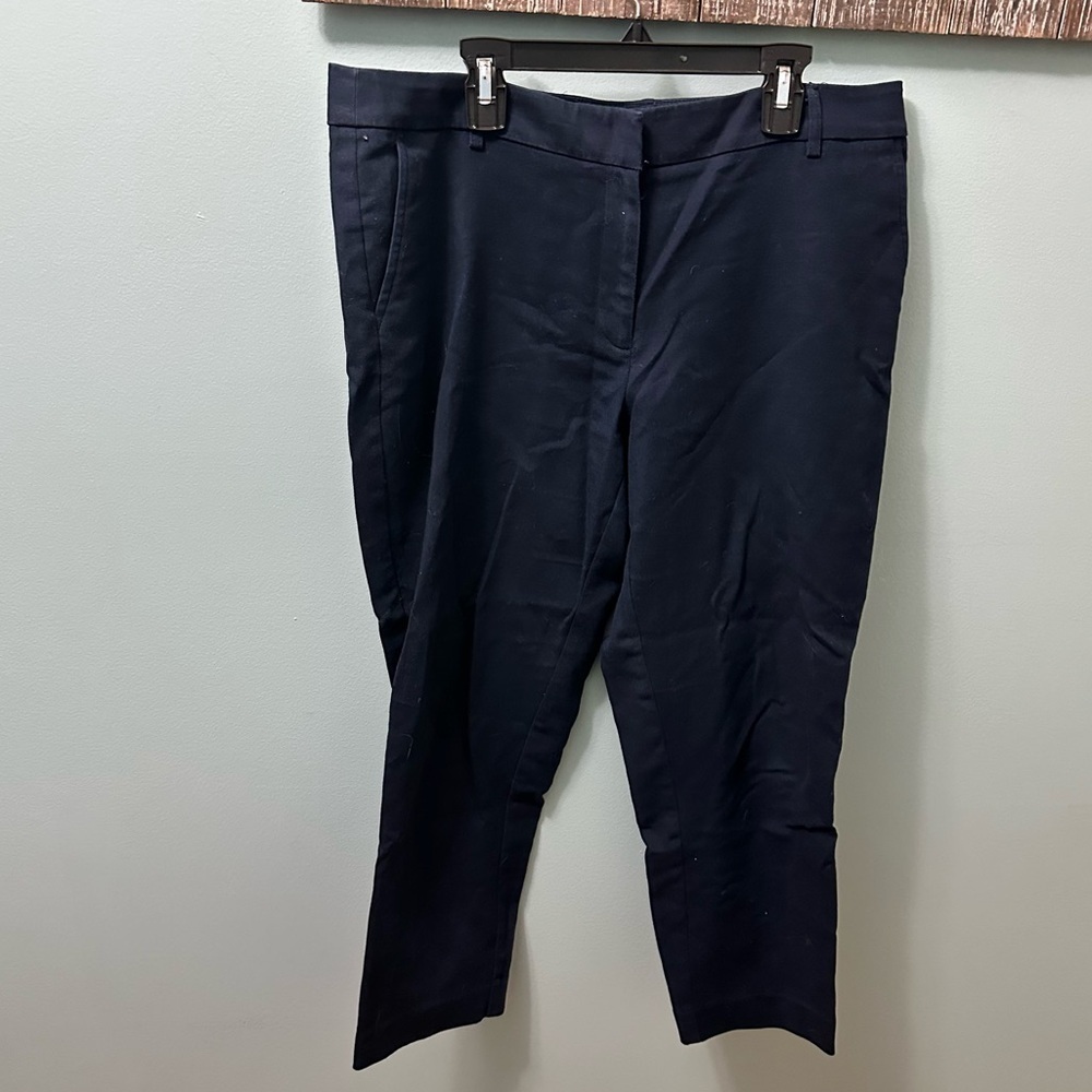 Anne Klein Navy Blue  ankle pants. Size 10